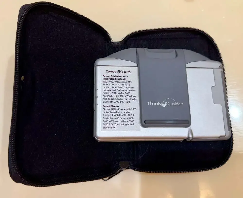Think Outside Stowaway Universal Bluetooth Folding Keyboard Model XTBT01